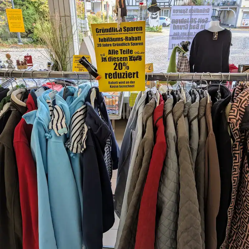 20% Rabatt auf ausgewählte Jacken und Oberbekleidung