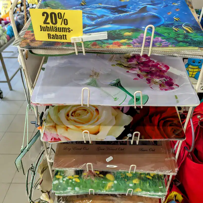 Tischsets im 20% Rabatt