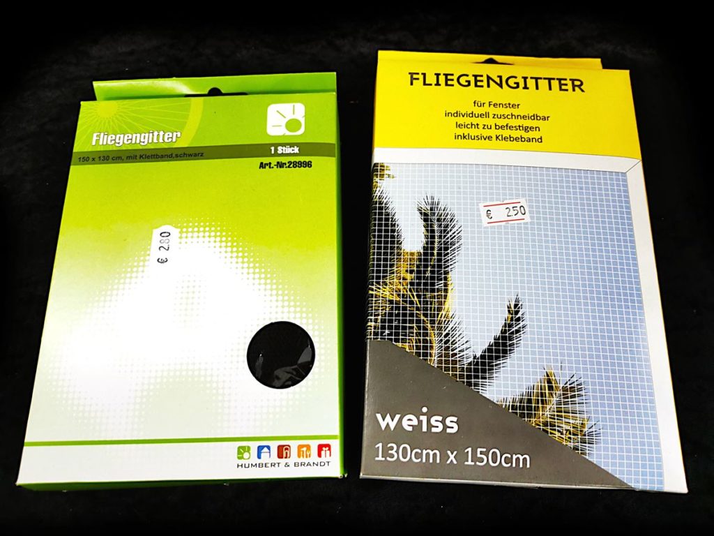 gruendlich sparen - einkaufen in bad grund - haushalt - fliegengitter