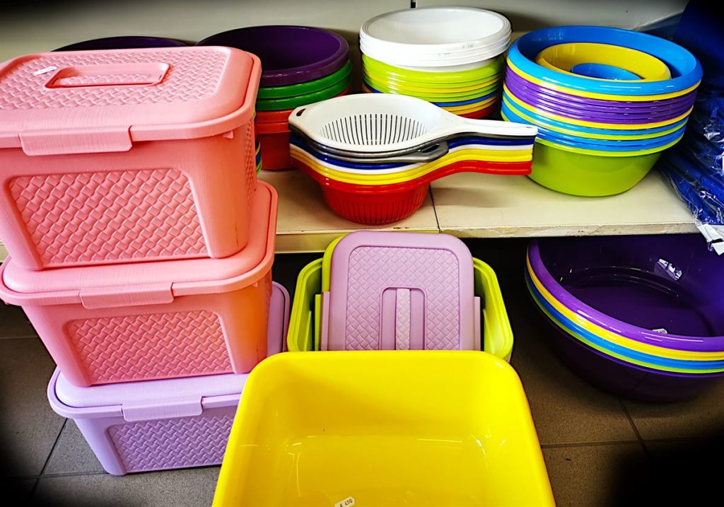 gruendlich sparen - einkaufen in bad grund - haushalt - schale kunststoff schale plastikschale sieb behälter wanne
