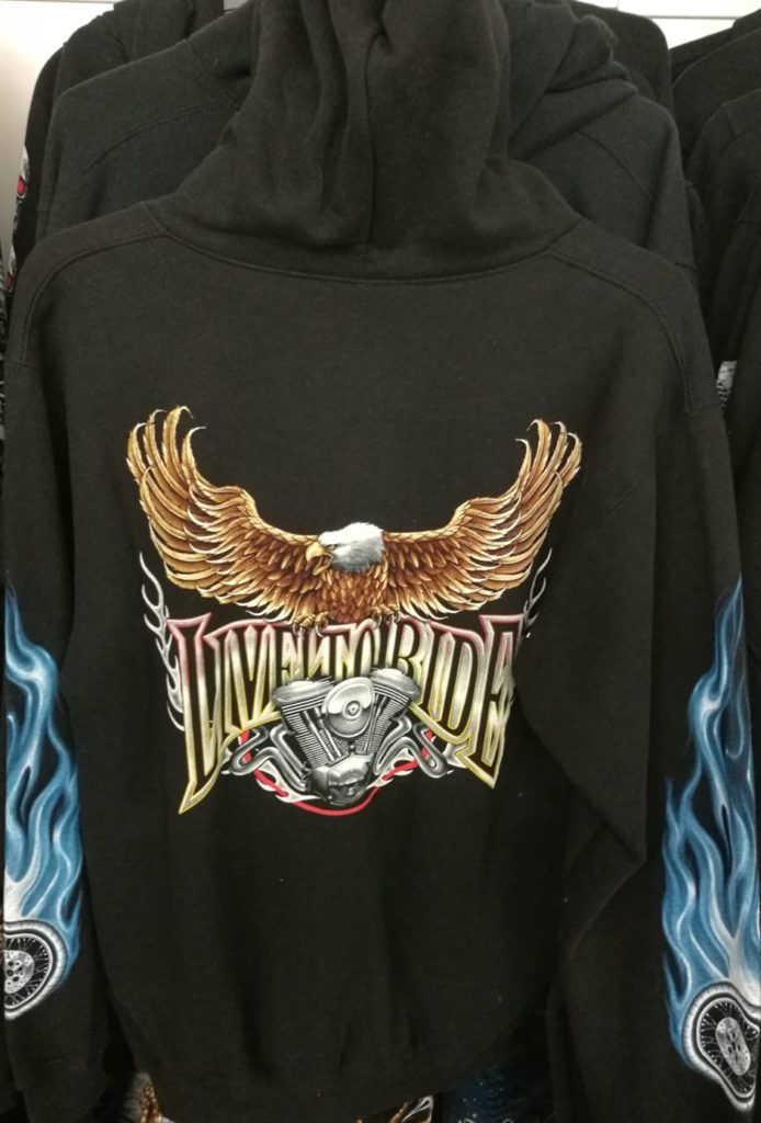 gründlich sparen - einkaufen in bad grund - bekleidung fuer beide jacke biker01 hinten