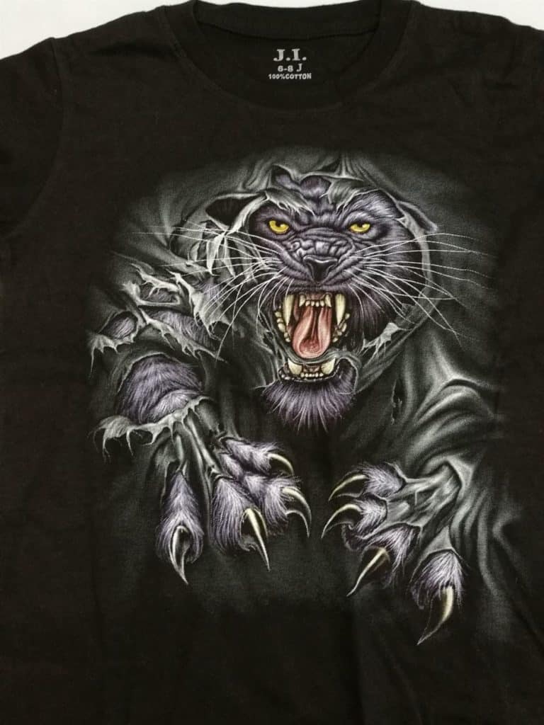 Bedruckte T-Shirts für Kinder - Baumwolle - Tiger 01 - Gründlich Sparen - Einkaufen in Bad Grund