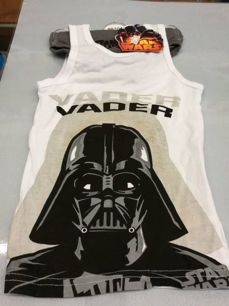gründlich sparen - einkaufen in bad grund - bekleidung kinder unterwäsche jungs Star Wars Darth Vader