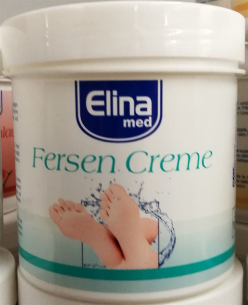 gründlich sparen - einkaufen in bad grund - drogerie koerper salbe Fersen Creme