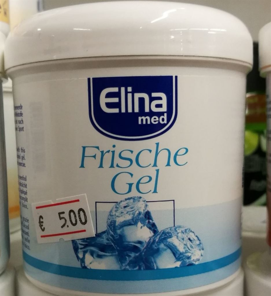 gründlich sparen - einkaufen in bad grund - drogerie koerper salbe Frische Gel Creme
