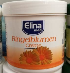 gründlich sparen - einkaufen in bad grund - drogerie koerper salbe Ringelblumen Creme