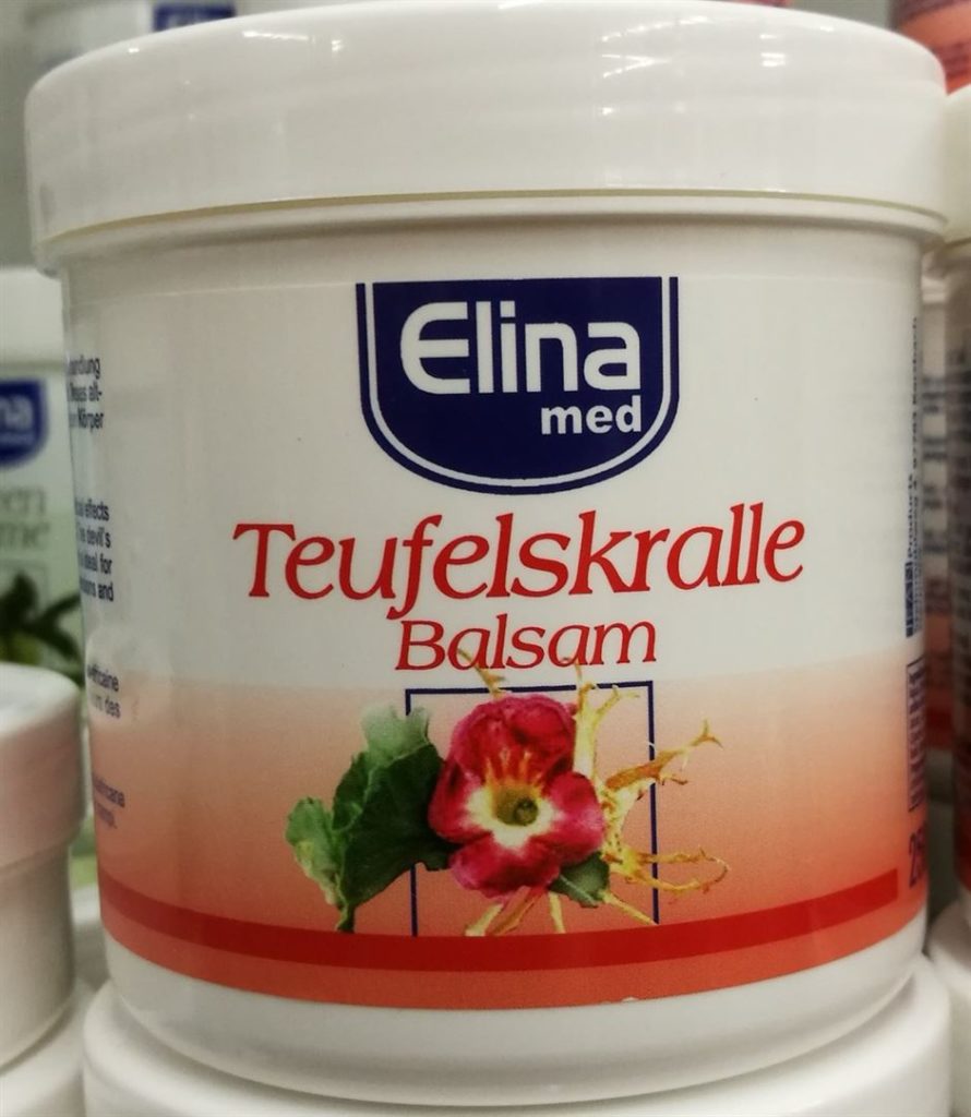 gründlich sparen - einkaufen in bad grund - drogerie koerper salbe Teufelskralle Creme Balsam