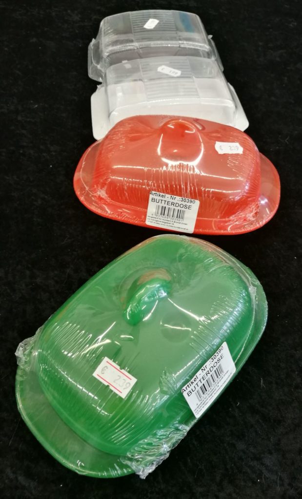 Haushaltswaren 30 gründlich sparen - einkaufen in bad grund - haushalt kueche butterdose