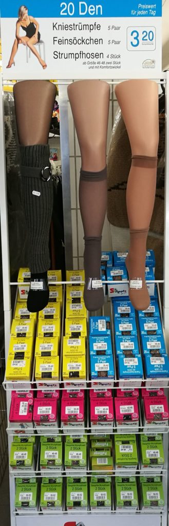gründlich sparen - einkaufen in bad grund - laden bekleidung Damen Perlon Fein Strümpfe, Söckchen, Strumpfhosen